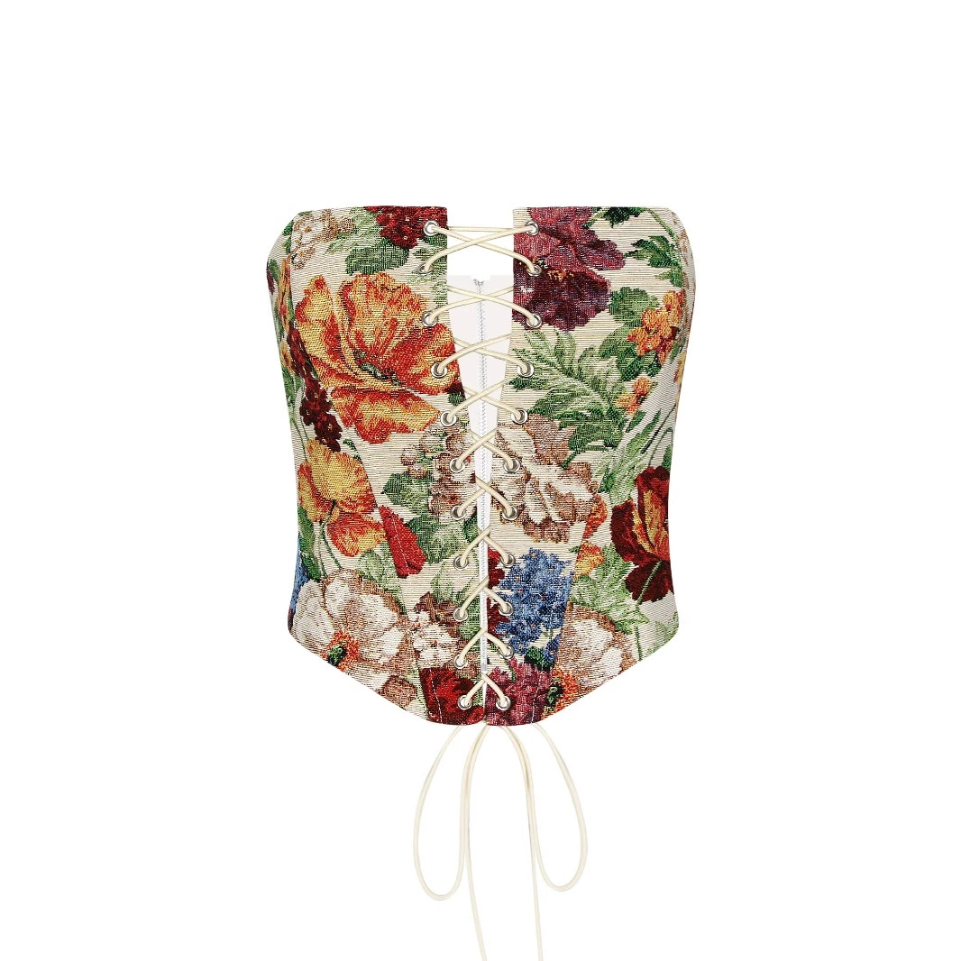 Tube top, belt, short tank top, brace, European style