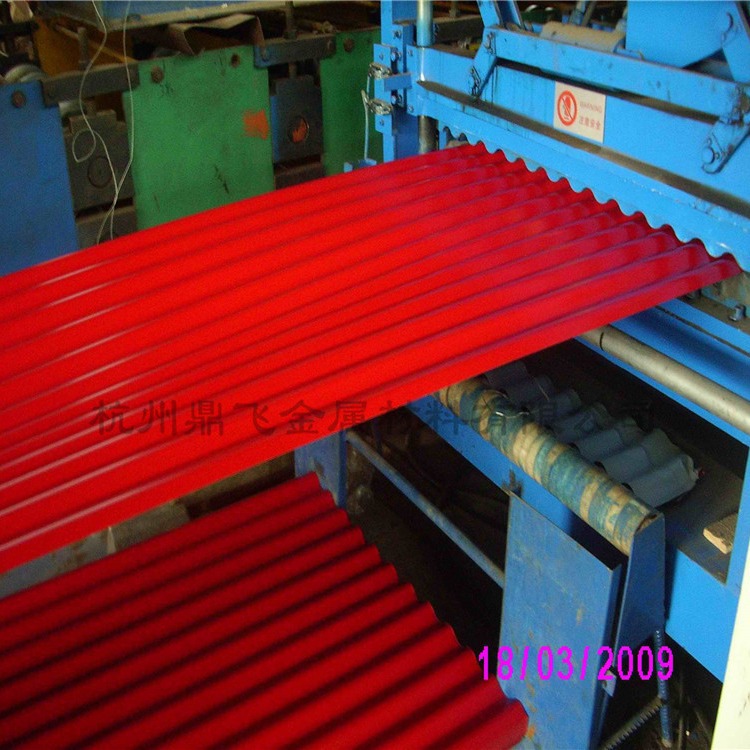 隐藏式横装波纹板图片 0.4厚宝钢彩钢大波纹板HV310型