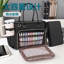 大容量书本收纳袋外出旅行便携式托特包防水笔记本电脑包手提包