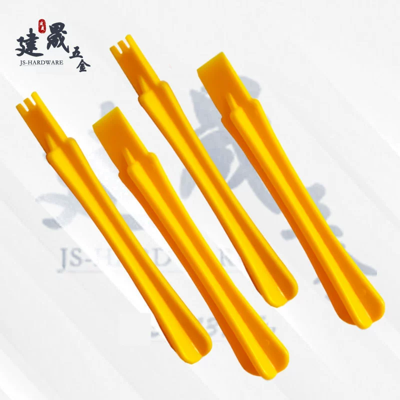 Плоская головка трехстороннего типа желтого пластикового лома мобильного телефона