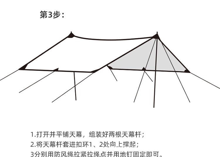 Canopy Outdoor Camping Tent Sun Shelter Ultralight Camping Picnic Rainproof Sunproof Pergola Portable Beach Canopy