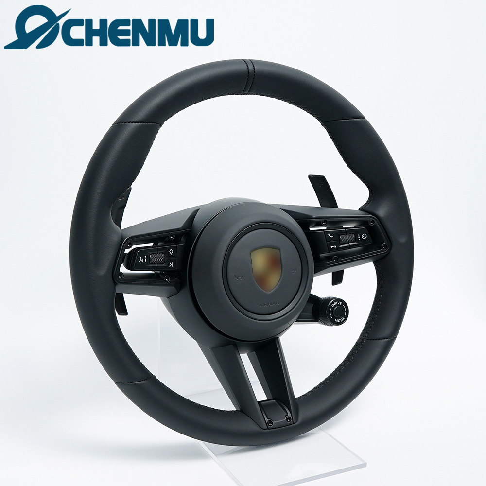 Modified 992 Steering Wheel with SC Component for Porsche Cayenne Panamera 911 Cayman Boxster 718