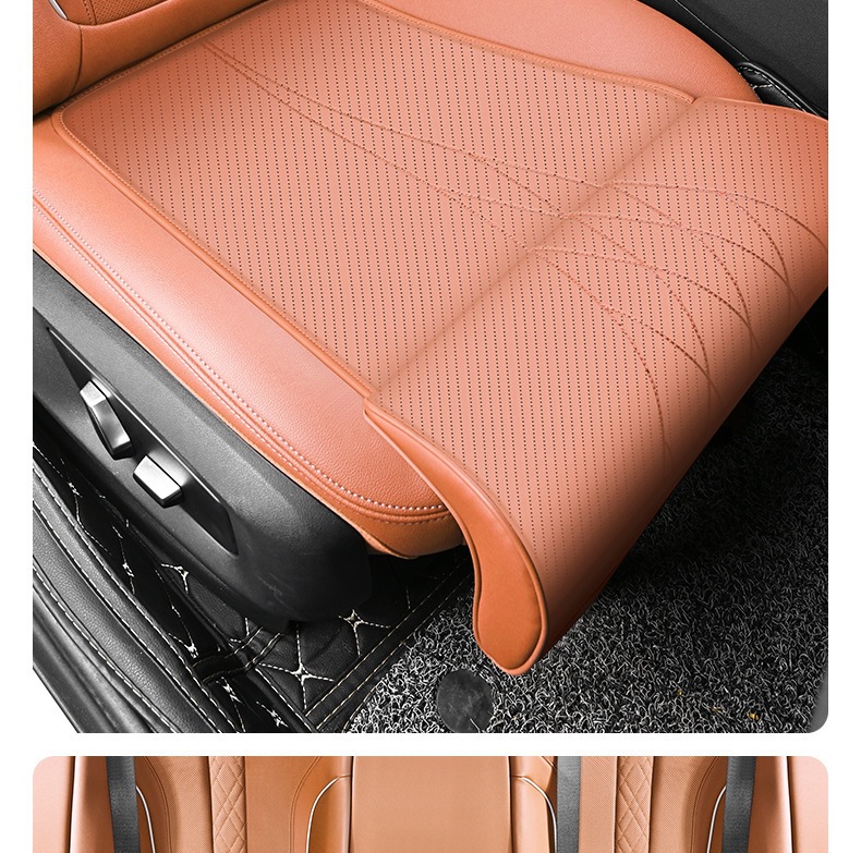 New car seat extended footrest and leg support to relieve discomfort during long drives, essential for both driver and passenger
