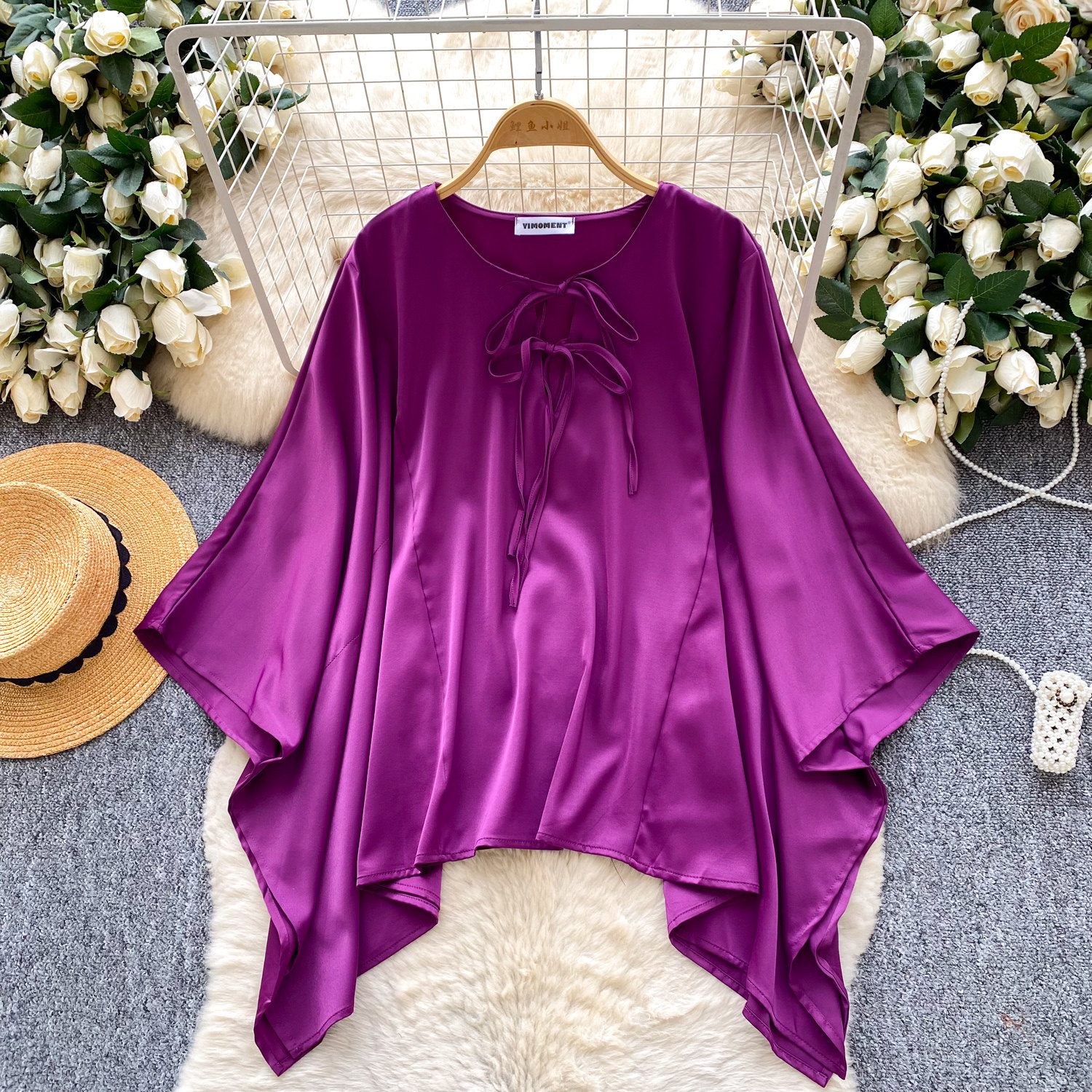 Damen Strickjacke Mit V-ausschnitt Weiter Schnitt Für Büro_voghion.com