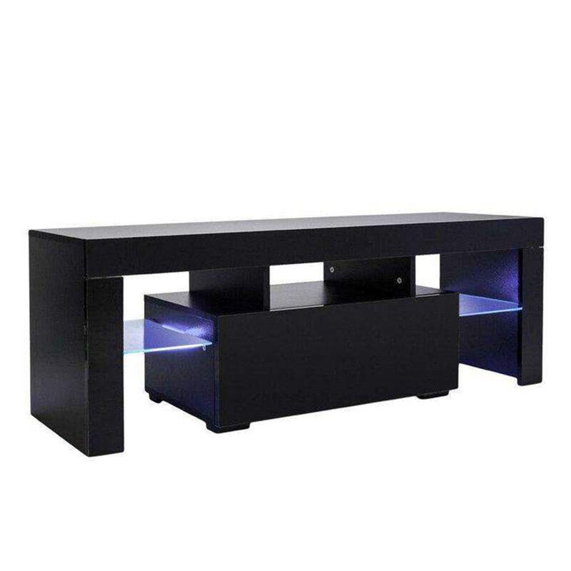 Luz blanca lujo TV gabinete pequeño apartamento sala de almacenamiento piso gabinete bajo gabinete pequeño apartamento moderno minimalista visual gabinete image 8