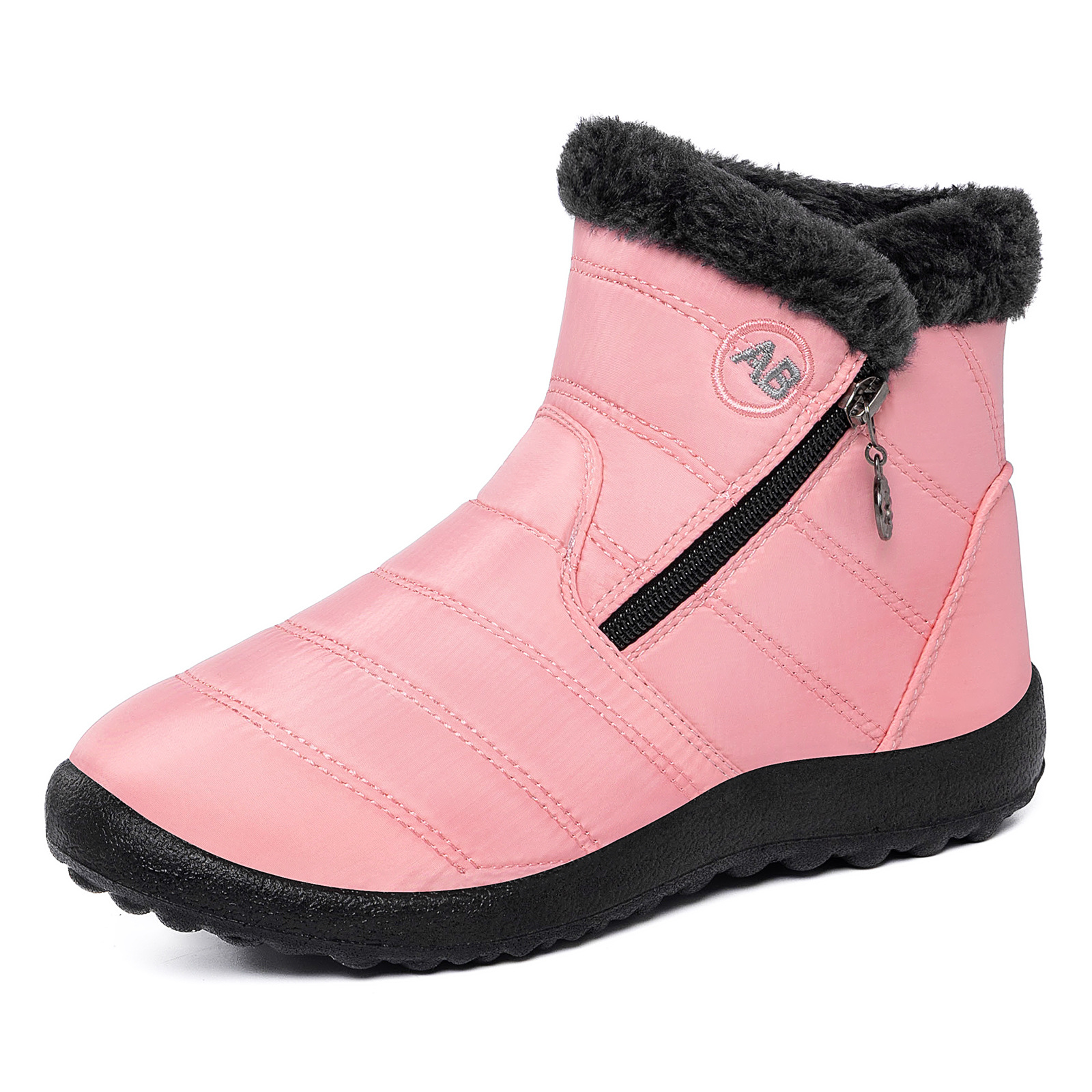 Zapatos de algodón de invierno nuevos zapatos de algodón de barril largo de comercio exterior al por mayor calentamiento de alto impacto botas de algodón transfronterizas pareja botas de nieve de tamaño grande