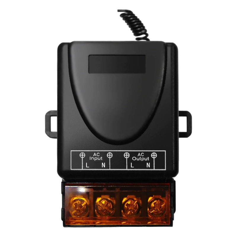 220 В беспроводной переключатель дистанционного управления высокой мощности Водяной насос двигатель переключатель дистанционного управления без проводки лампа переключатель дистанционного управления