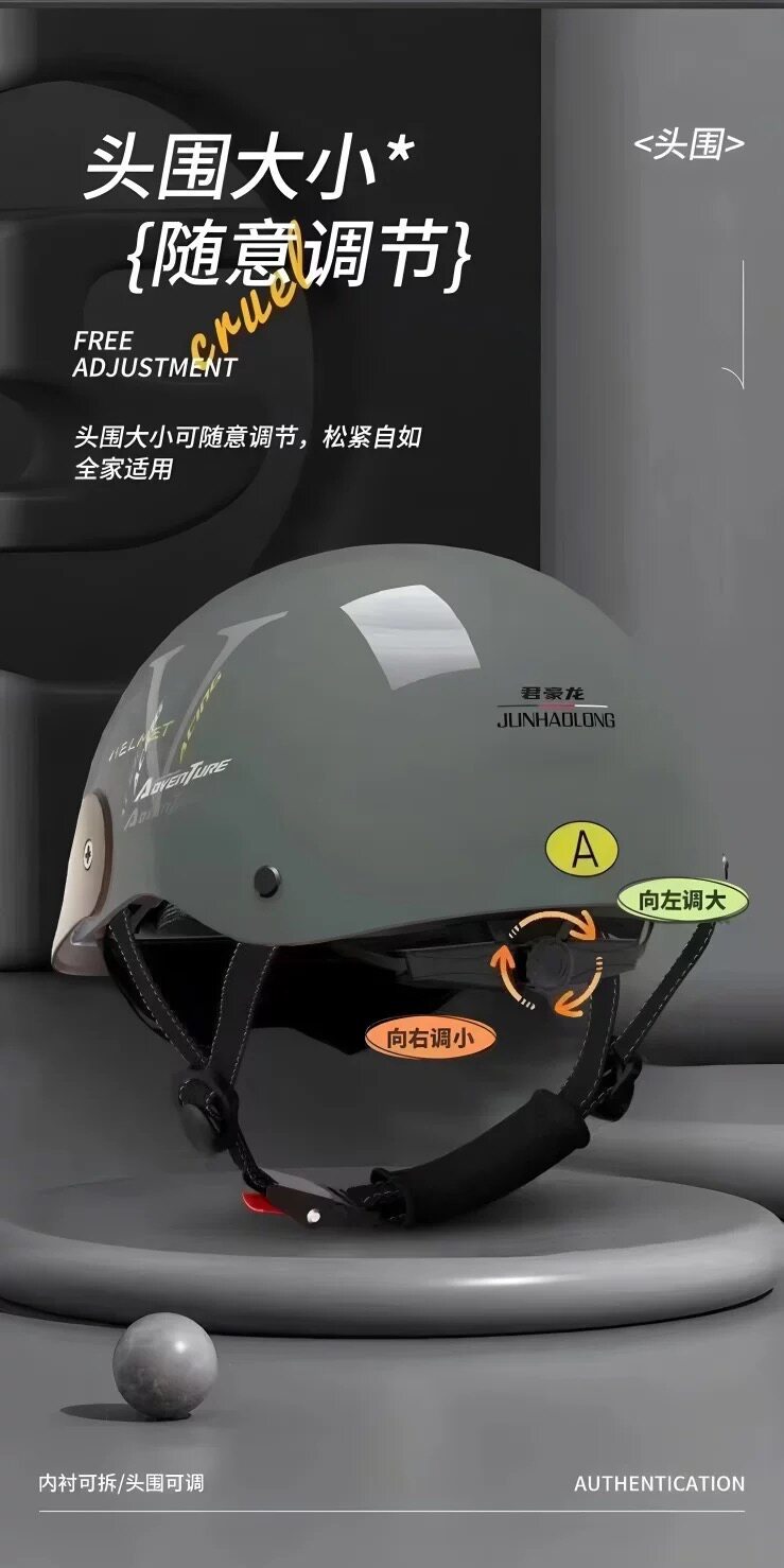 Retro visor electric vehicle safety helmet for women, 2026 new model for men, summer, with concealable sun protection sunglasses for electric scooters