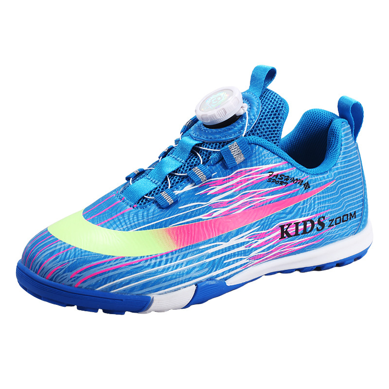 Cross-Border Low-Top Children's Soccer Shoes With Rotary Buckle Cleats Elementary School Students Teenagers Competition_voghion.com