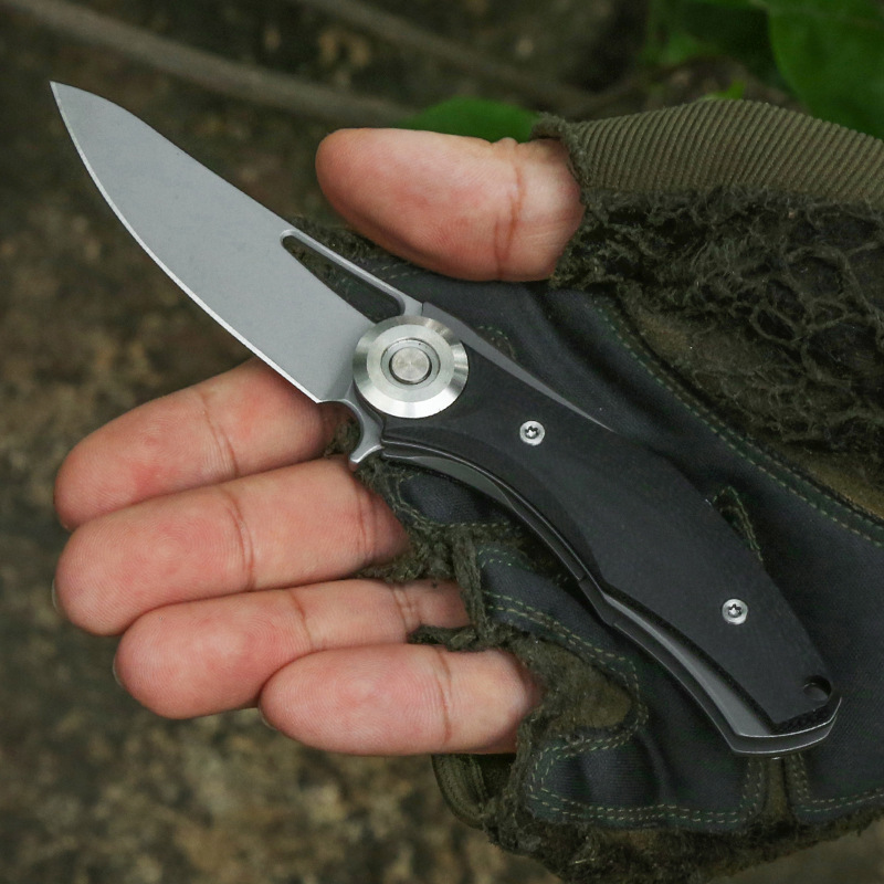 D2刃G10柄迷你折叠刀edc随身便捷户外口袋露营小折刀厂家外贸热卖