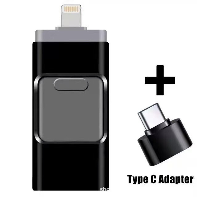 四合一手机u盘大容量适用苹果u盘安卓电脑通用64G礼品跨境批发1TB|undefined