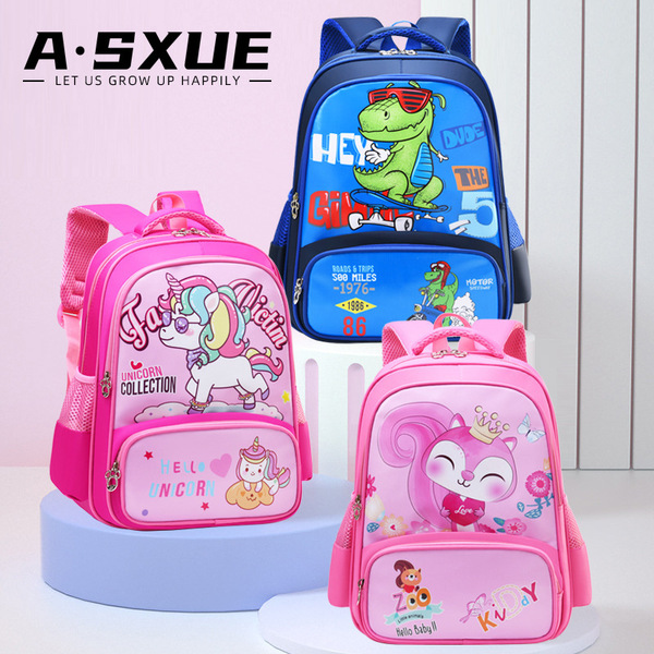 Cartoon cute backpack for men and women lightweight