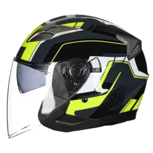 GXT motosiklet dəbilqəsi, ikili linzalı yarım dəbilqə, G708