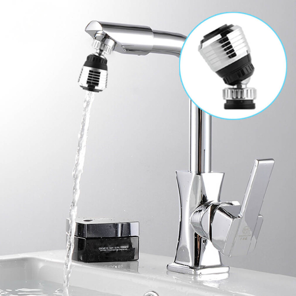 Todo plástico imitación metálica ahorro de agua grifo burbujeante filtro boquilla burbujeante de cocina fácil de instalar y rápido