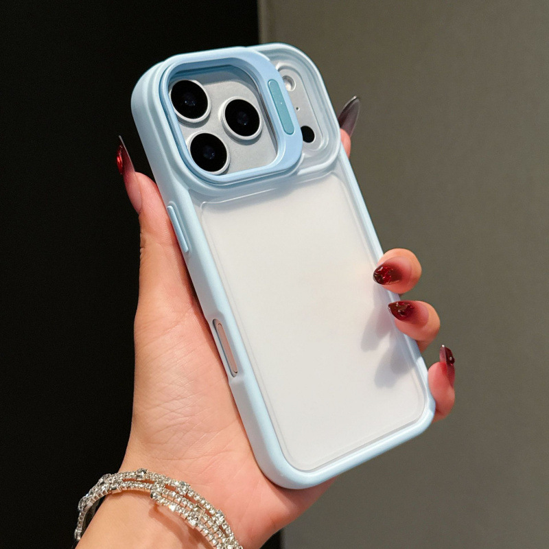 Suitable for Iphone17Promax Lens Invisible Bracket 17Pro Mobile Phone Case 16Pro Acrylic Pc Hard Case Suitable for Iphone17Promax Lens Invisible Bracket 17Pro Mobile Phone Case 16Pro Acrylic Pc Hard Case