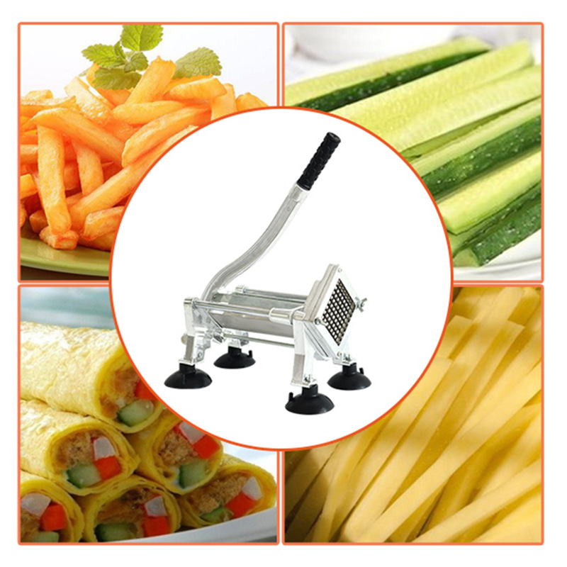 Hogar pepino rábano patata lechuga tira de la máquina papas fritas cortadora de patata cortadora máquina de corte al por mayor