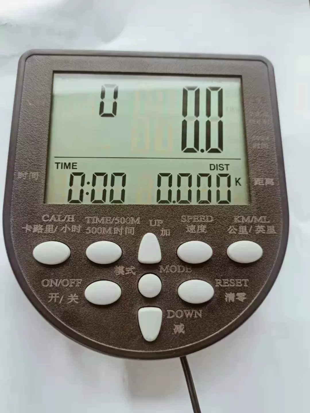 Производитель оптовая продажа интеллектуального водостойкий гребной датчик пробег счетчик скорости дисплея таймер фитнес-оборудования электронный метр