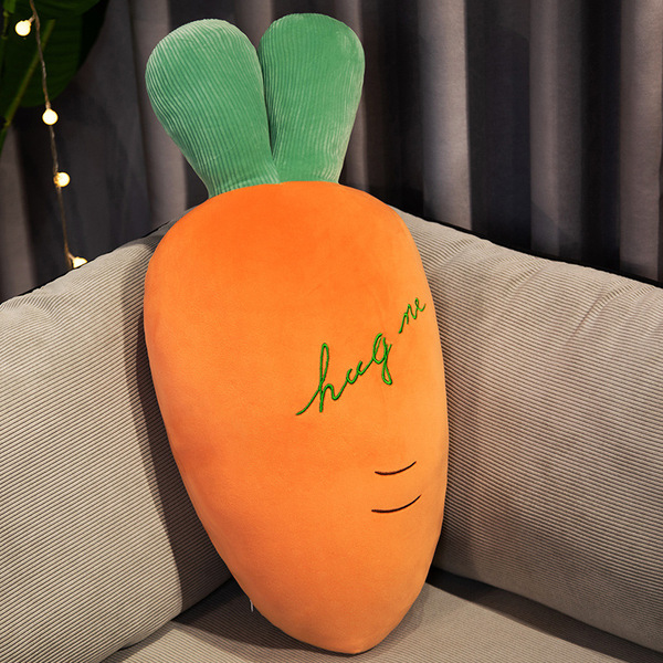 Cute cartoon carrot soft pillow for sleep