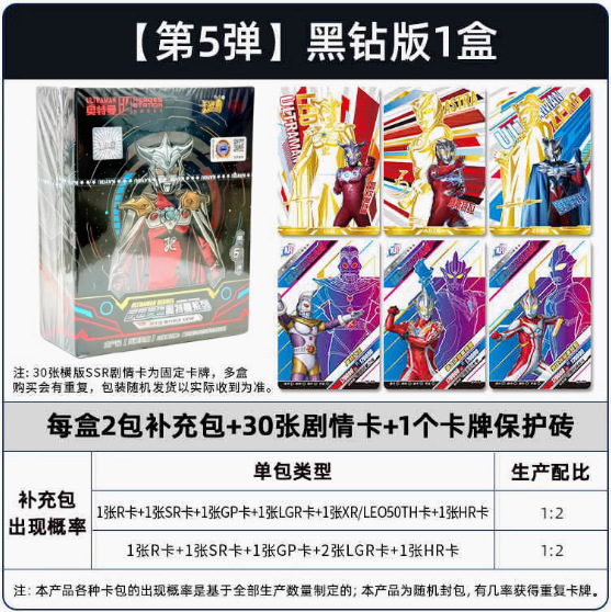 カードゲーム ウルトラマンカード デラックスエディション No.41 ミラクルグローリークラシックエディション アニメ周辺機器カードの箱|undefined