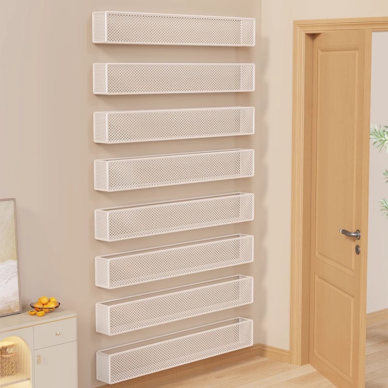 夹缝置物架家用门后多层窄书架厨房墙上收纳展示壁柜子卫生间储物