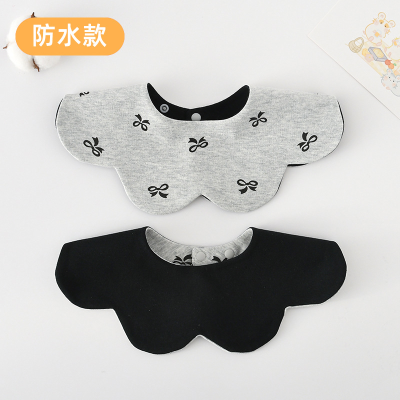 [양면방수면] 리본+블랙