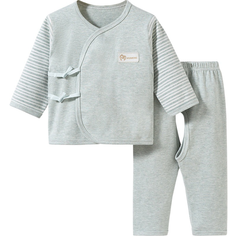 Ropa de bebé recién nacido Otoño e Invierno recién nacido monje 0 base 3 meses de ropa interior de algodón dividida ropa de bebé otoño traje