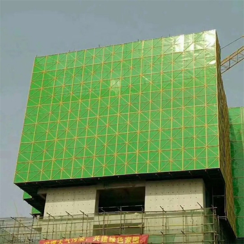 建筑施工外架 新型爬架施工 安全爬架网 河北爬架网生产厂良好恒
