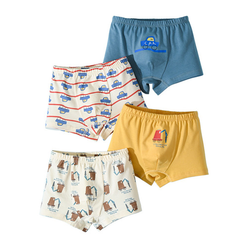 Sentex Class A children's baby underwear pure cotton boxer boys' shorts without clipping PP medium and large children's boxer briefs