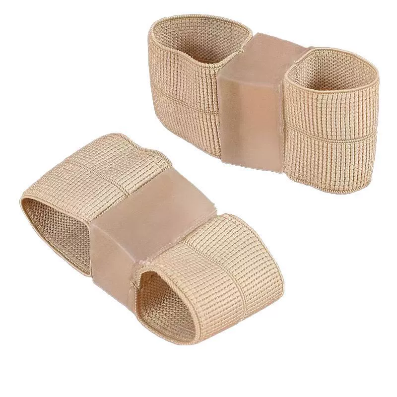 Cross-border silicone toe correction toe separator double ring design elastic thumb valgus big foot bone overlap separator