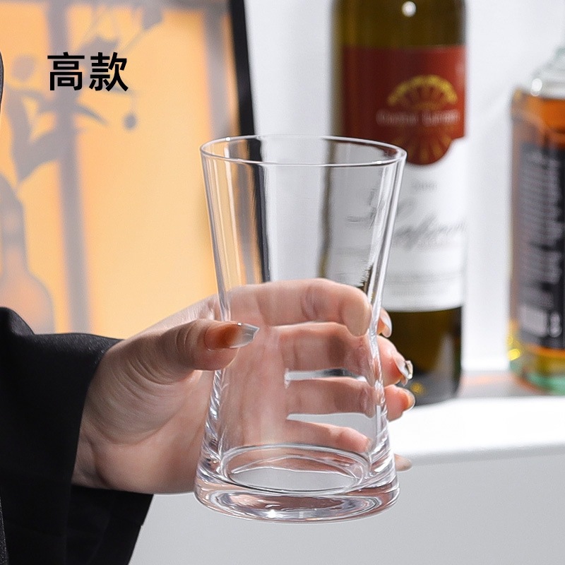 Taza de jugo personalizada moderna y creativa, taza de soda de vidrio, taza de limón, taza de café latte americana