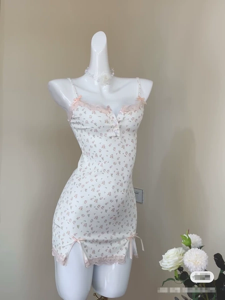 Tea floral - with round chest pad