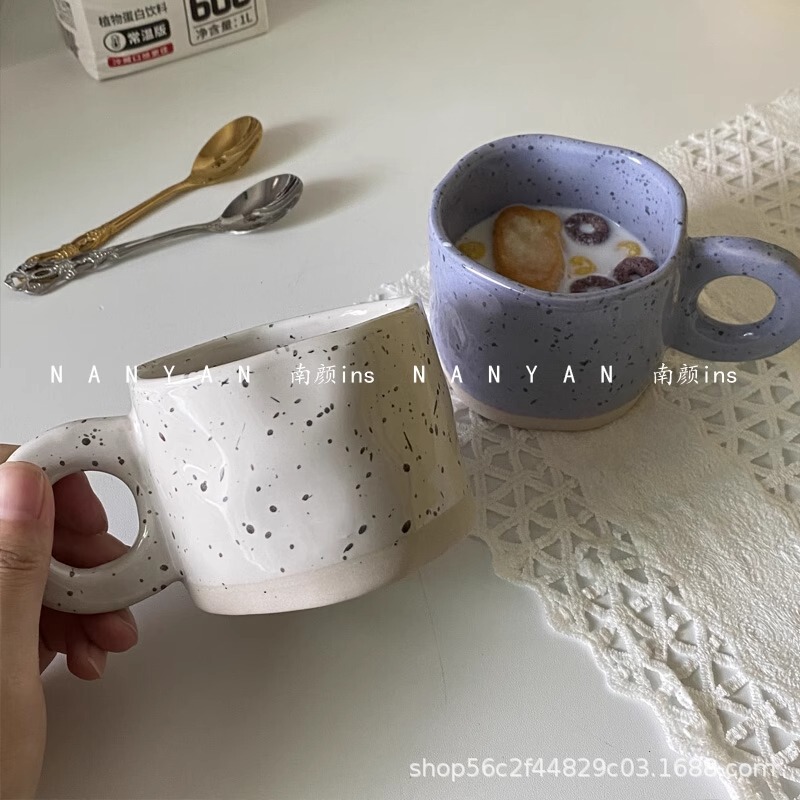 ミルクフープ女の子マグカップかわいい学生セラミック水カップ大容量カップルコーヒーカップ朝食カップギフト|undefined