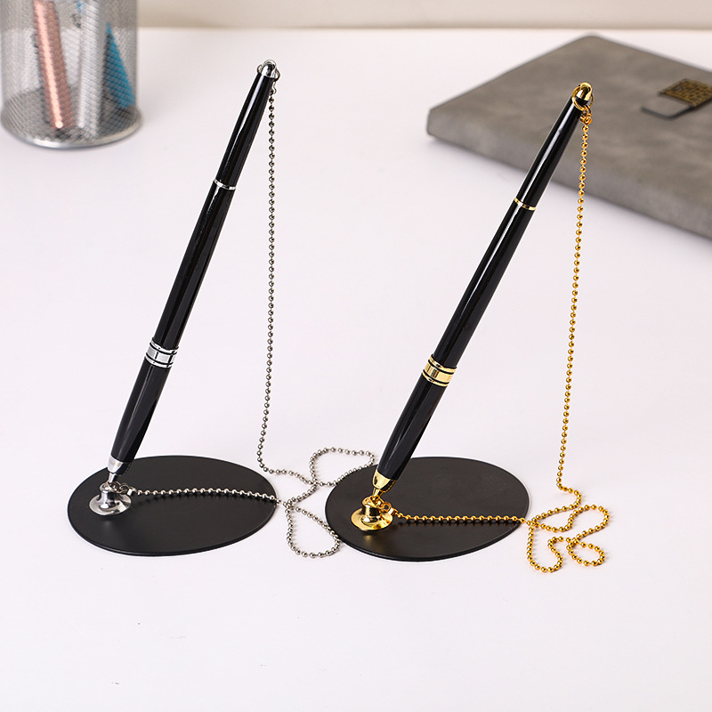 金属签字笔桌面摆饰台笔可印制LOGO广告酒店中性现货商务