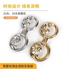 201/304不锈钢欧式大门双圆花套25方管门花庭院门围栏配件