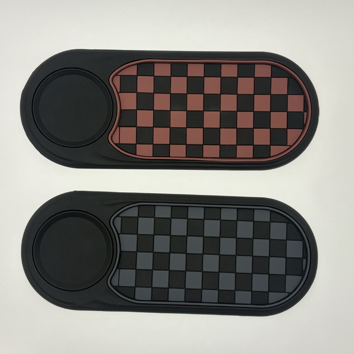 Car dashboard anti-slip mat with phone holder, multifunctional temporary parking sign with adhesive anti-slip base
