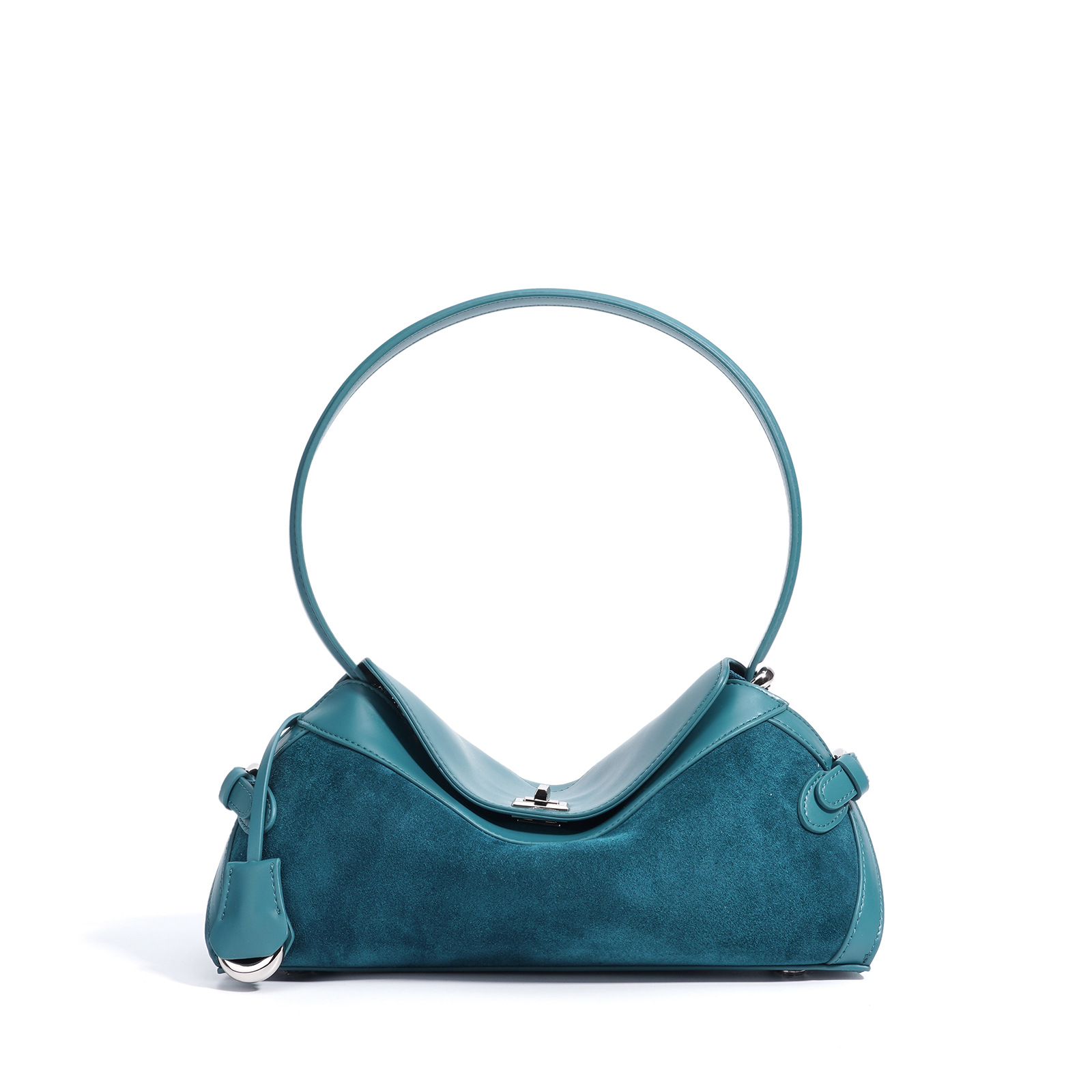 Personalized Simple Casual Autumn And Winter New Frosted Solid Color Tote
