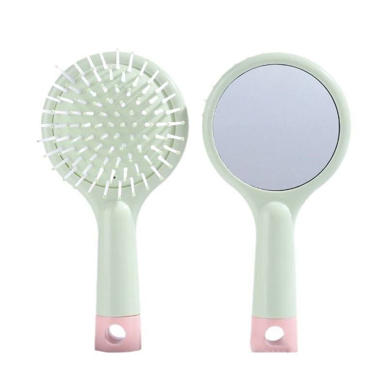 Peines de chicas estudiantes de polvo de aire con peines sueltos con espejo de masaje de aire mini nuevo tipo de mano