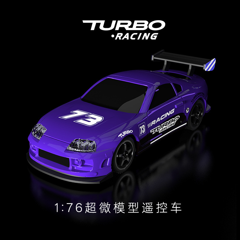 TURBO RACING C73 New Remote Control Racing Car 1:76 RC Mini Full-Scale Handheld Remote Control Car TURBO RACING C73 New Remote Control Racing Car 1:76 RC Mini Full-Scale Handheld Remote Control Car
