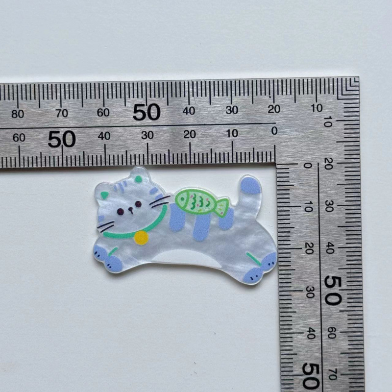파란 고양이 물고기