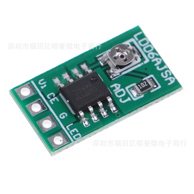 DC3.3/3.7/5V LED驱动器30-1500MA恒流可调模块PWM控制板LDO6AJSA