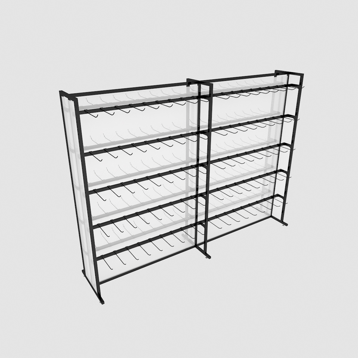 全新亚马逊双面饰品中岛耳机数码展示架 钥匙扣小商品百货货架