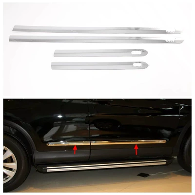 12CRV exterior modification suitable for Şüşə kənarı xromları/moldingləri - electroplating-silver-lettering-on-the-door4m