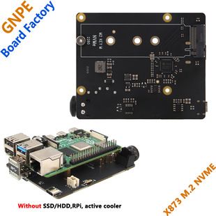Raspberry Pi 4X873 USB to M.2 NVME SSD NAS Solid State Storage Expansion Support Hard Disk Boot