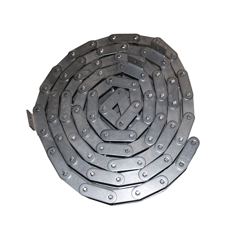 Cadena no estándar de gran paso Cadena industrial de servicio pesado resistente a altas temperaturas Cadena transportadora de doble orificio de fila única y doble para transporte de maquinaria