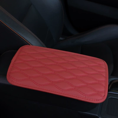 Armrest box pad pad, car interior - wine-red