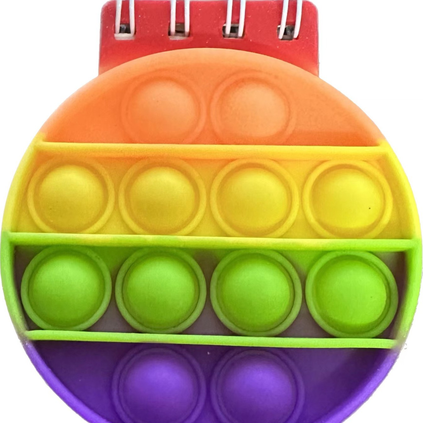 Ratón Killer Pioneer note Book Rainbow prensa música descompresión pequeño cuaderno burbuja música nota adhesiva descompresión Cuaderno del estudiante