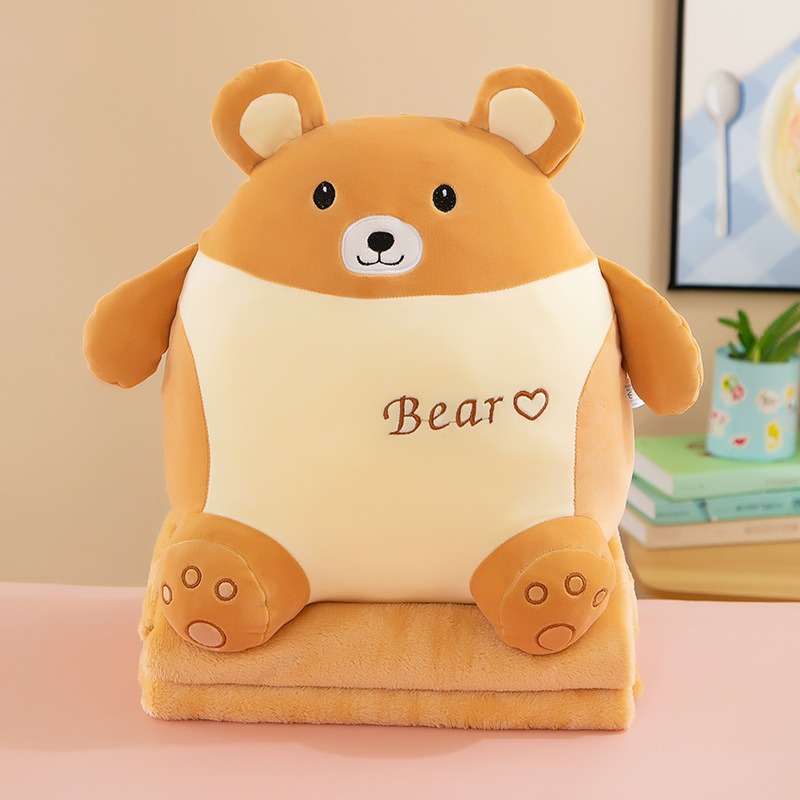 Cojín Manta 2 en 1 Infantil de Peluche, Multifuncional, para Auto y Hogar image 13