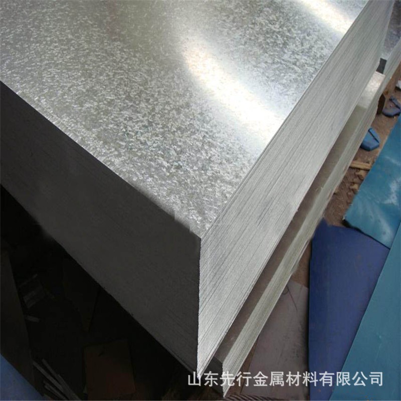 现货镀锌板材 SGCC深冲热镀锌板 白铁皮有花镀锌钢板 0.5mm