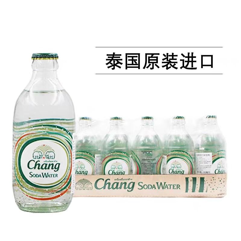 苏打水325ml整箱泰国商用气泡水饮料饮用水厂一件 批发亚马逊代发