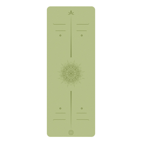 Matte PU natural rubber yoga mat, non-slip, wear-resistant, shock-absorbing, sports, dance, fitness, rich mat, home wholesale